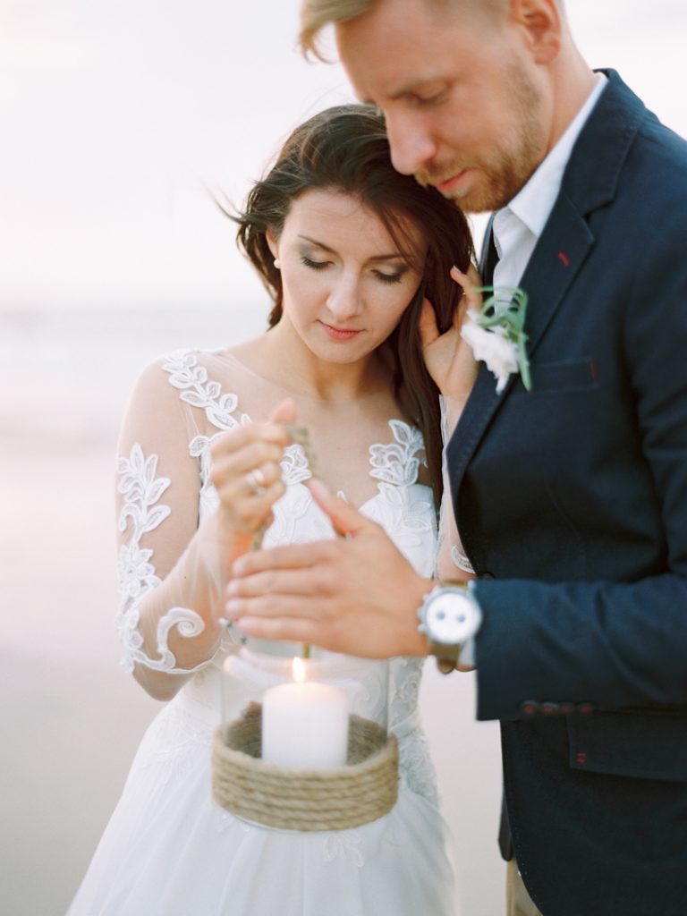 Minimal Baltic See wedding