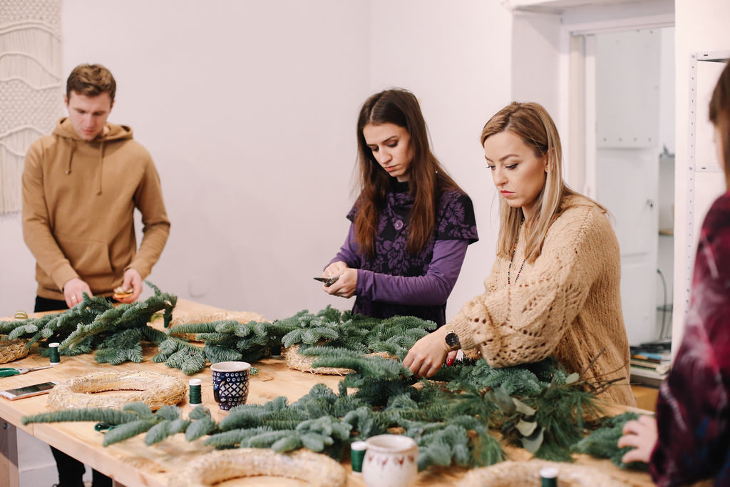 warsztaty florystyczne wianek poznań