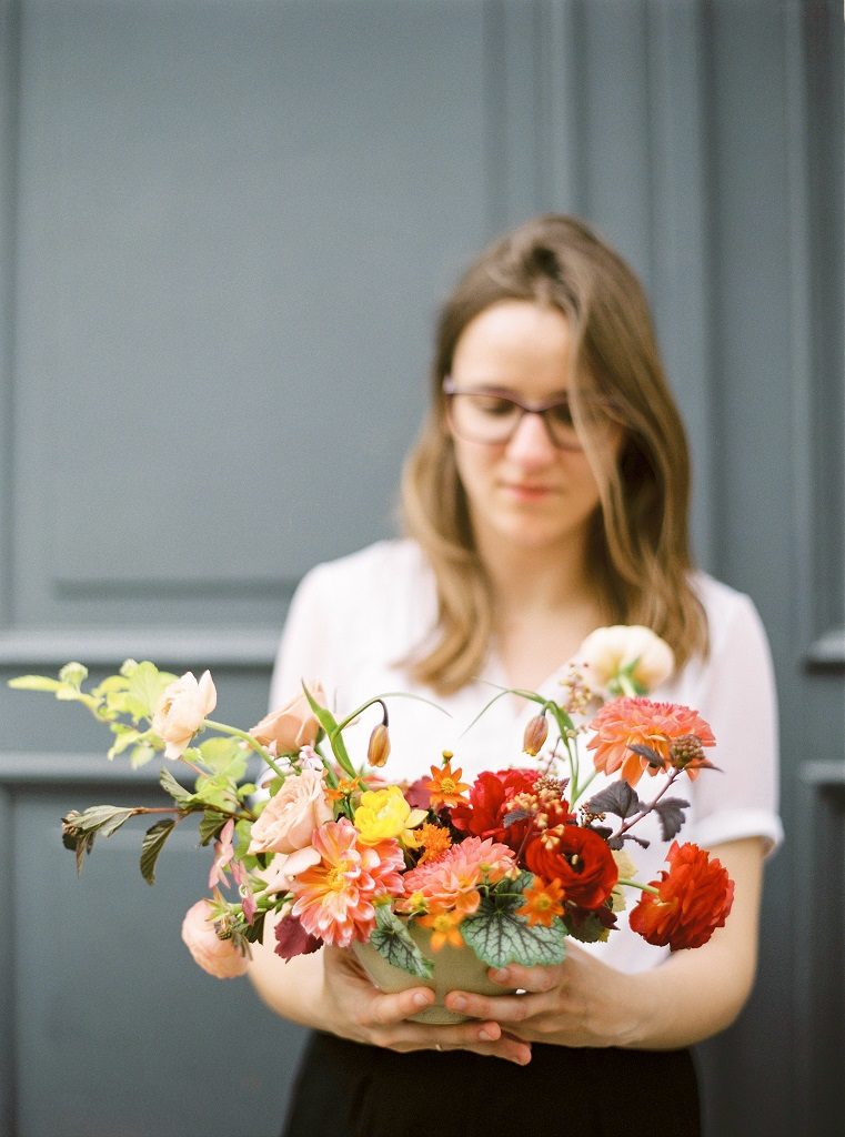warsztaty kompozycja bez gąbki florystycznej