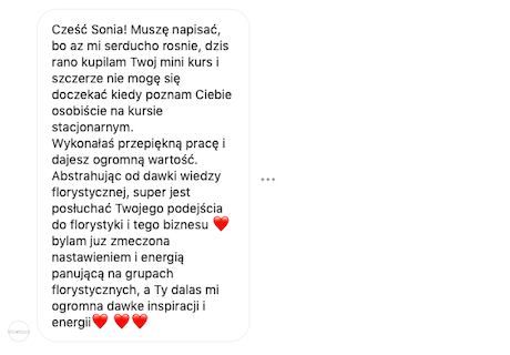 opinie o kursie florystycznym online